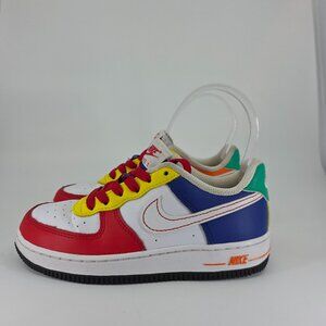 Nike Air Force 1 Kids Size 13C Color Block Multicolor Lows Casual Outdoor